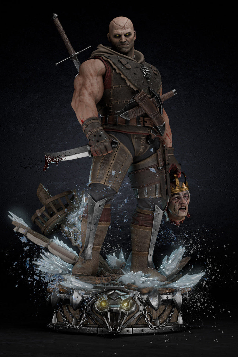 Letho of Gulet | The Witcher | Fan Art | Fully Magnetized Collectible Diorama