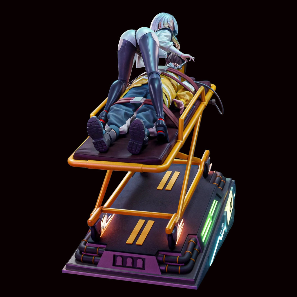 Lucy & David Martinez | Cyberpunk: Edgerunners | Fan Art | Fully Magnetized Figurine