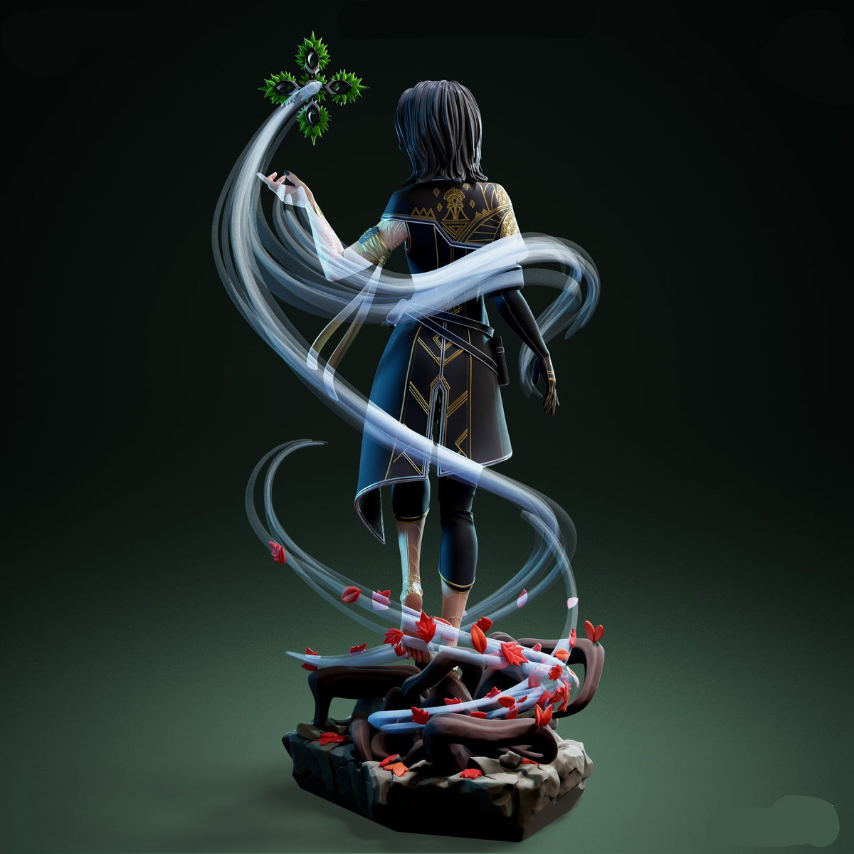 Lune | Clair Obscur: Expedition 33 | Fan Art | Fully Magnetized Figurine
