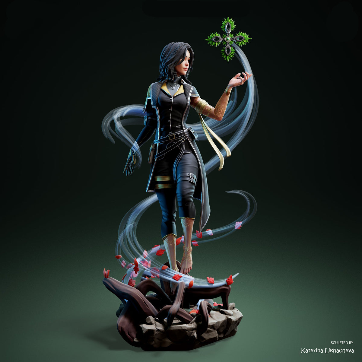 Lune | Clair Obscur: Expedition 33 | Fan Art | Fully Magnetized Figurine