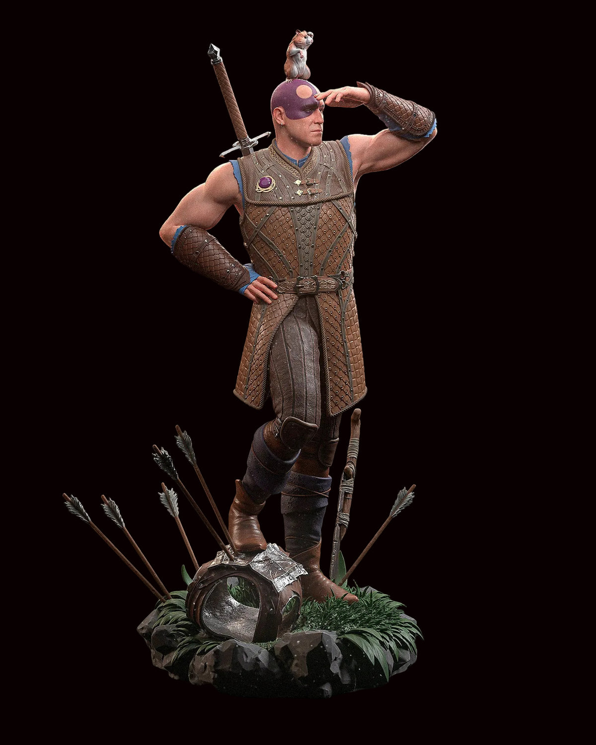 Minsc and Boo | Baldur's Gate 3 | Fan Art | Fully Magnetized Figurine