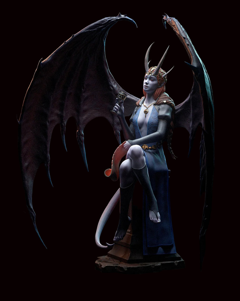 Mizora | Baldur's Gate 3 | Fan Art | Fully Magnetized Figurine