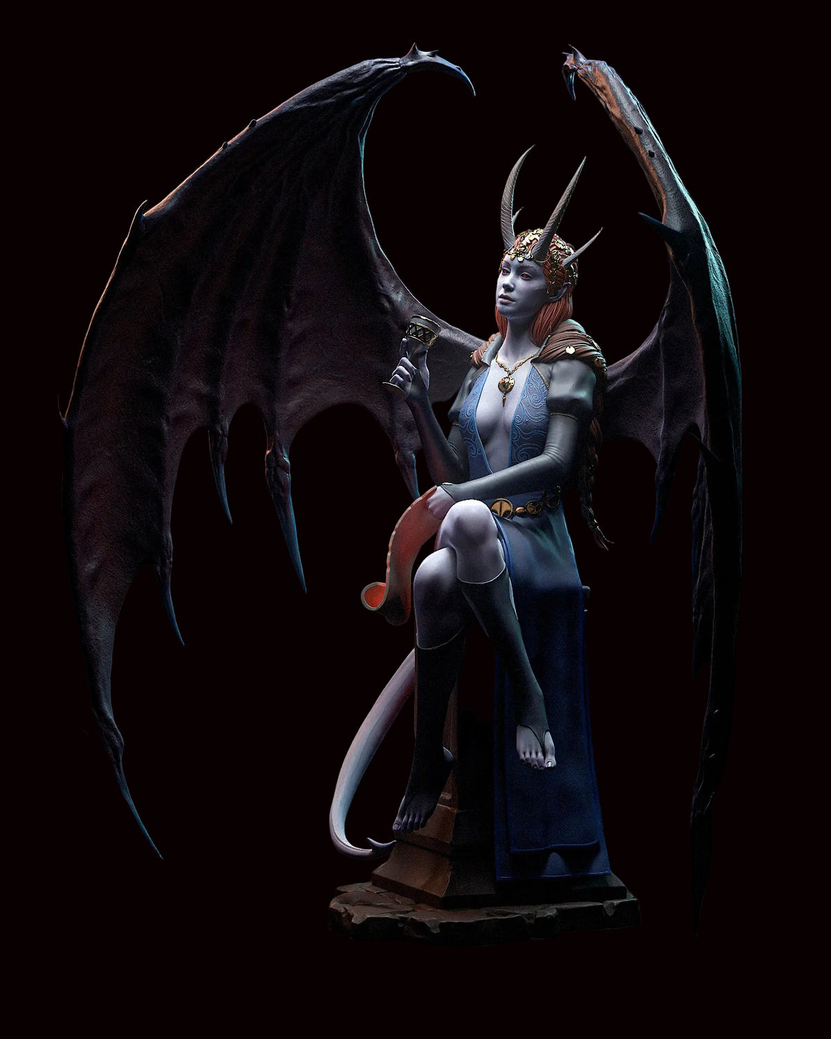 Mizora | Baldur's Gate 3 | Fan Art | Fully Magnetized Figurine