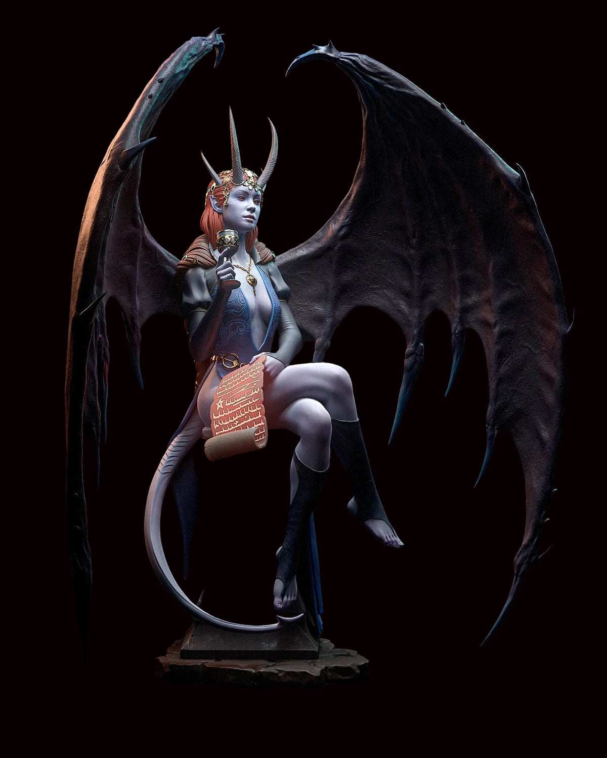 Mizora | Baldur's Gate 3 | Fan Art | Fully Magnetized Figurine