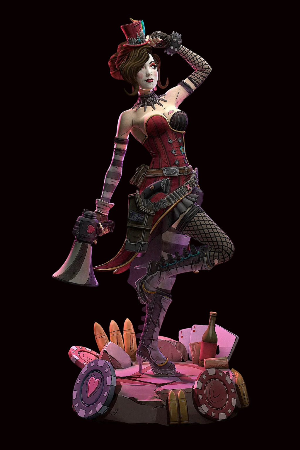 Mad Moxxi | Borderlands | Fan Art | Fully Magnetized Figurine