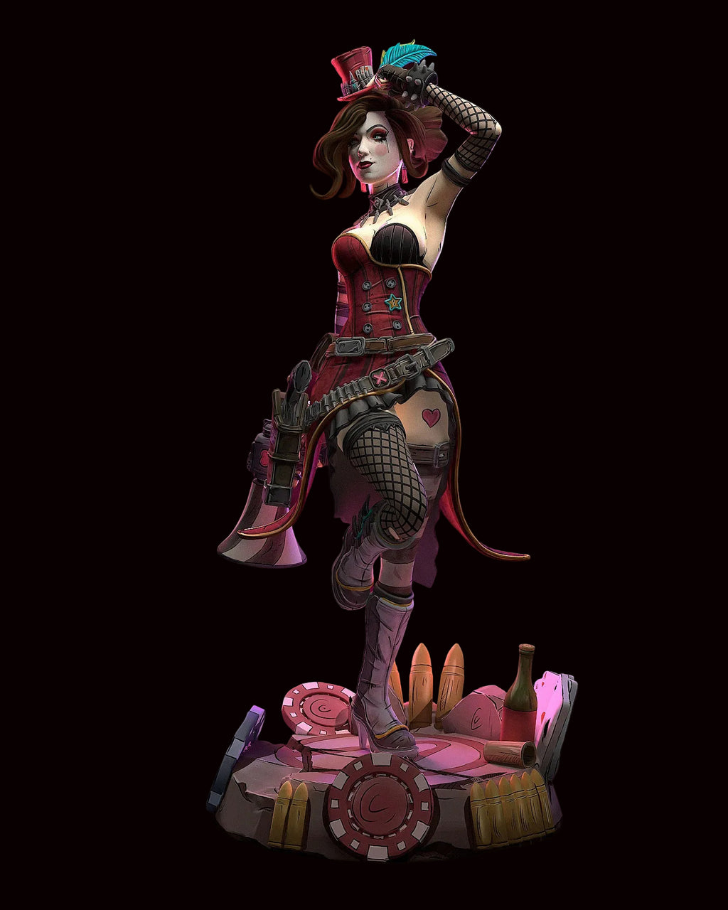 Mad Moxxi | Borderlands | Fan Art | Fully Magnetized Figurine