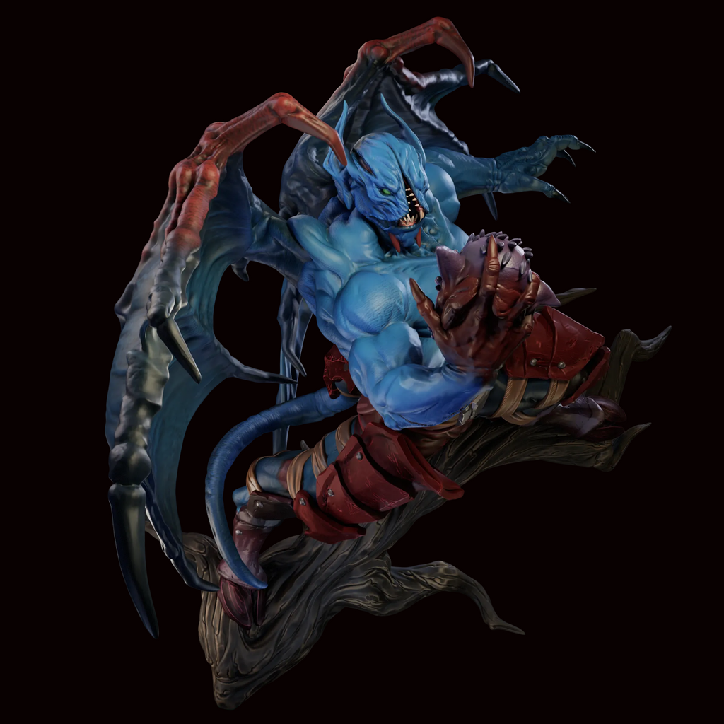 Night Stalker | Balanar | Dota 2 |  Gaming Collectible | Fan Art | Fully Magnetized Figurine