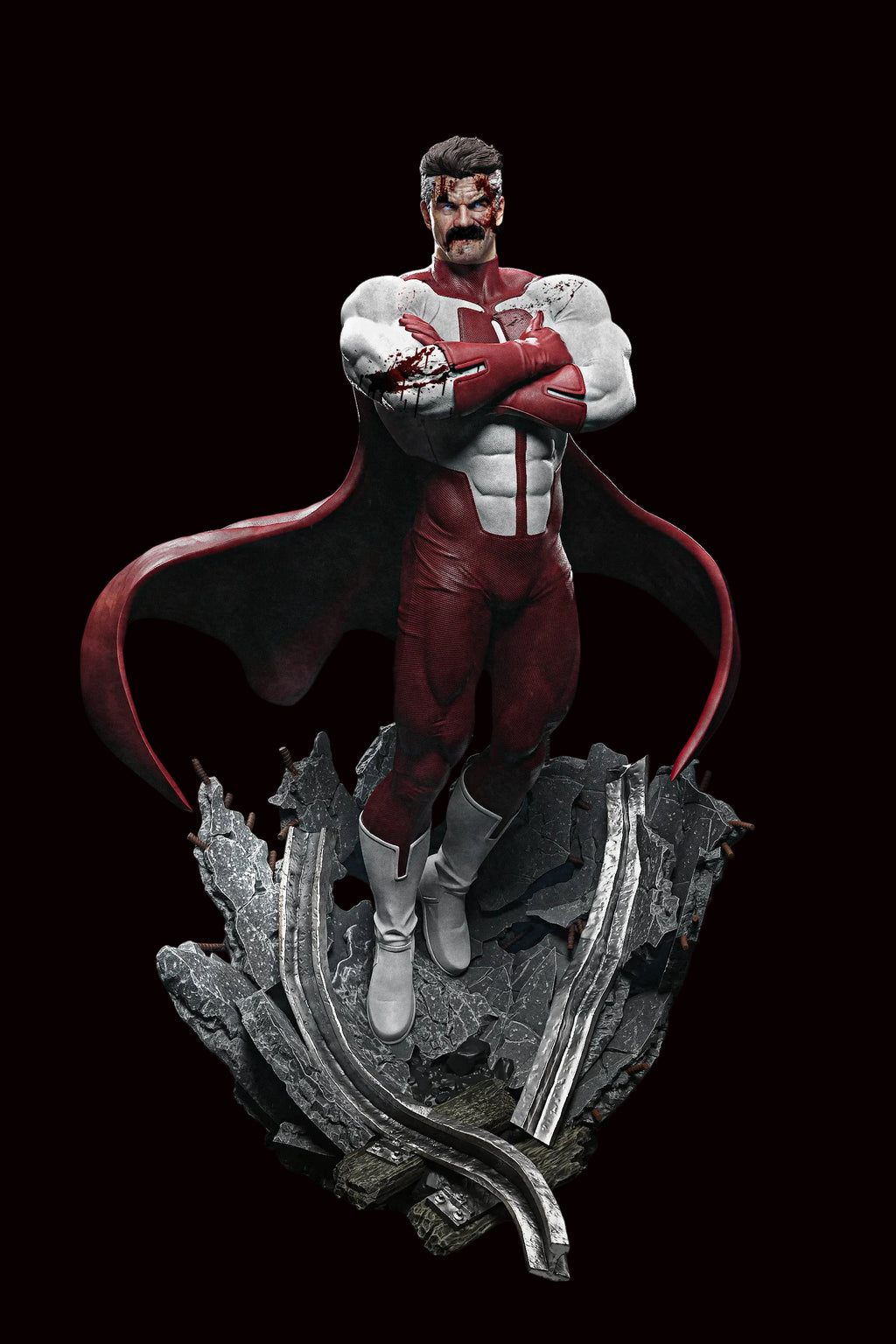 Omni-Man | Invincible | Fan Art | Fully Magnetized Figurine