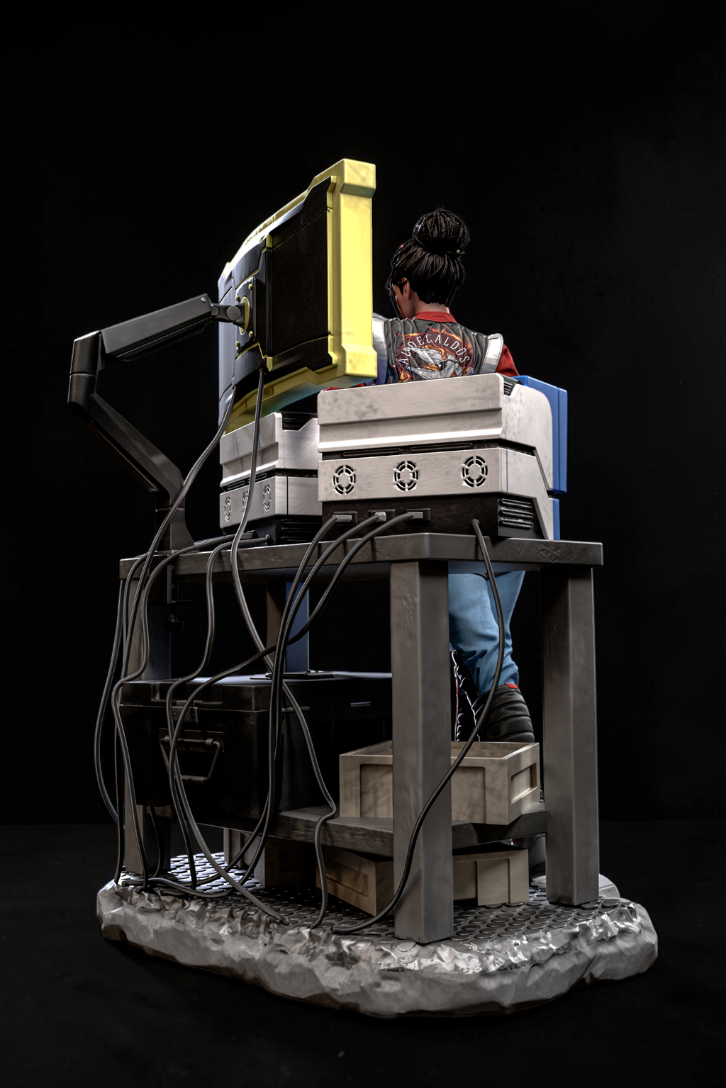 Panam Palmer | Cyberpunk 2077 | Fan Art | Fully Magnetized Collectible Figurine
