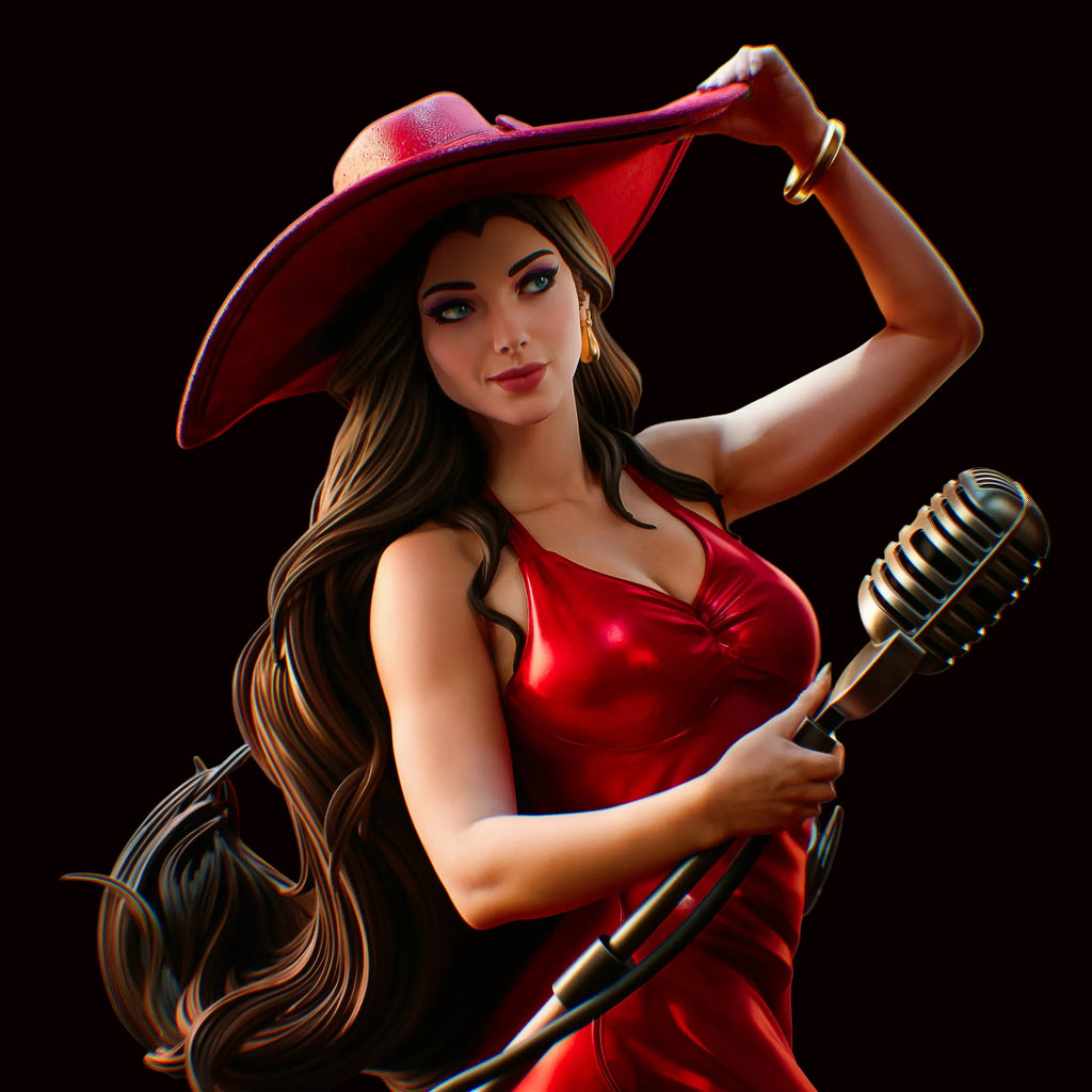 Mayor Pauline | Super Mario Odyssey | Fan Art | Fully Magnetized Figurine