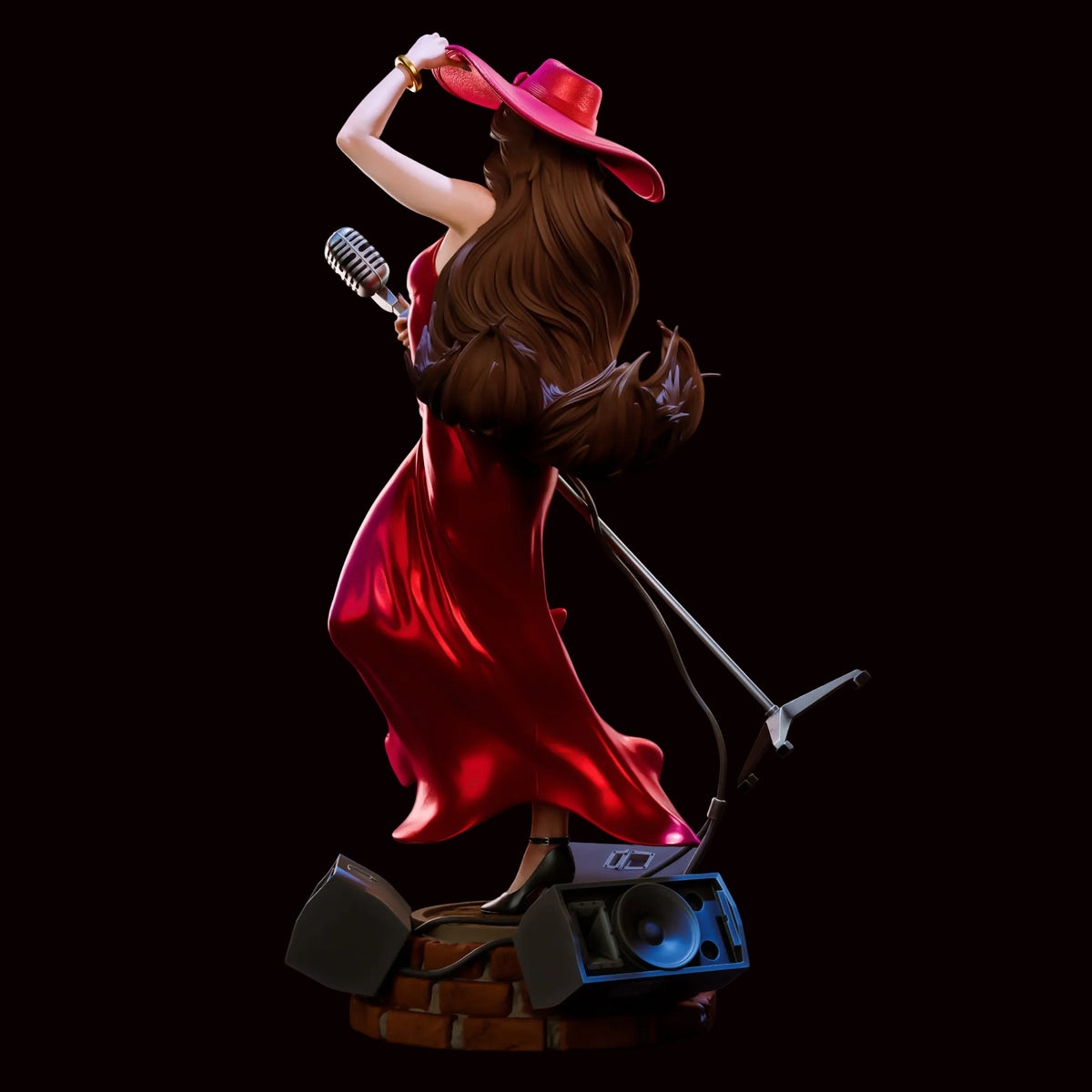 Mayor Pauline | Super Mario Odyssey | Fan Art | Fully Magnetized Figurine