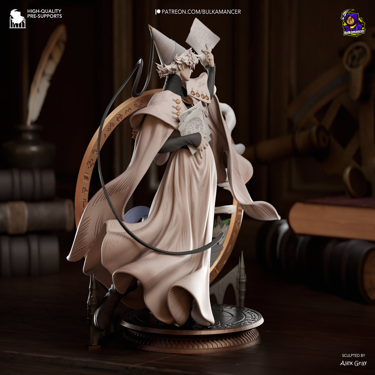 Qifrey | Witch Hat Atelier | Fan Art | Fully Magnetized Figurine