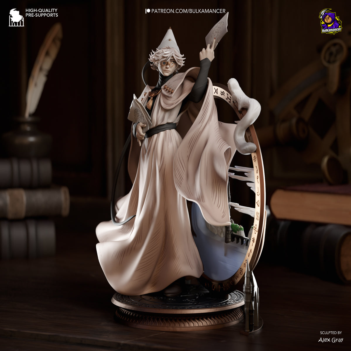 Qifrey | Witch Hat Atelier | Fan Art | Fully Magnetized Figurine