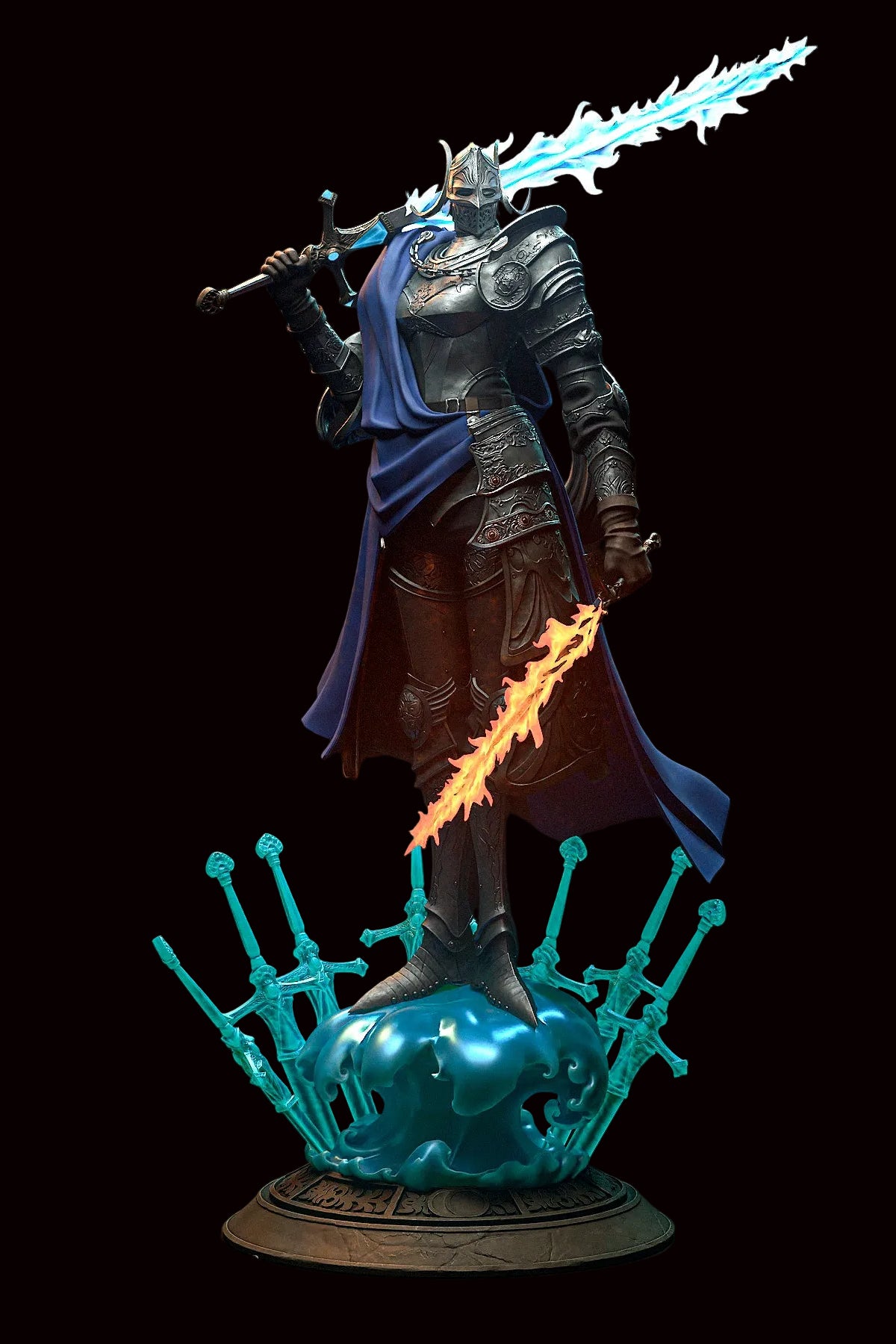Rellana, Twin Moon Knight | Elden Ring: Shadow of the Erdtree | Fan Art | Fully Magnetized Figurine