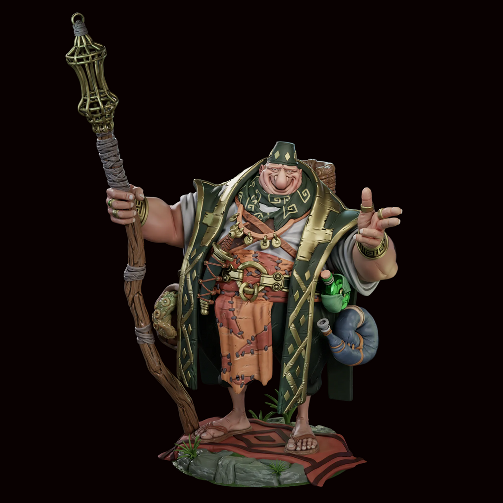 Shopkeeper | Dota 2 | Valve | Gaming Collectible | Fan Art | Fully Magnetized Figurine