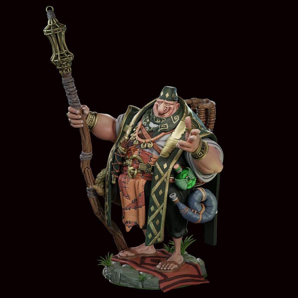 Shopkeeper | Dota 2 | Valve | Gaming Collectible | Fan Art | Fully Magnetized Figurine