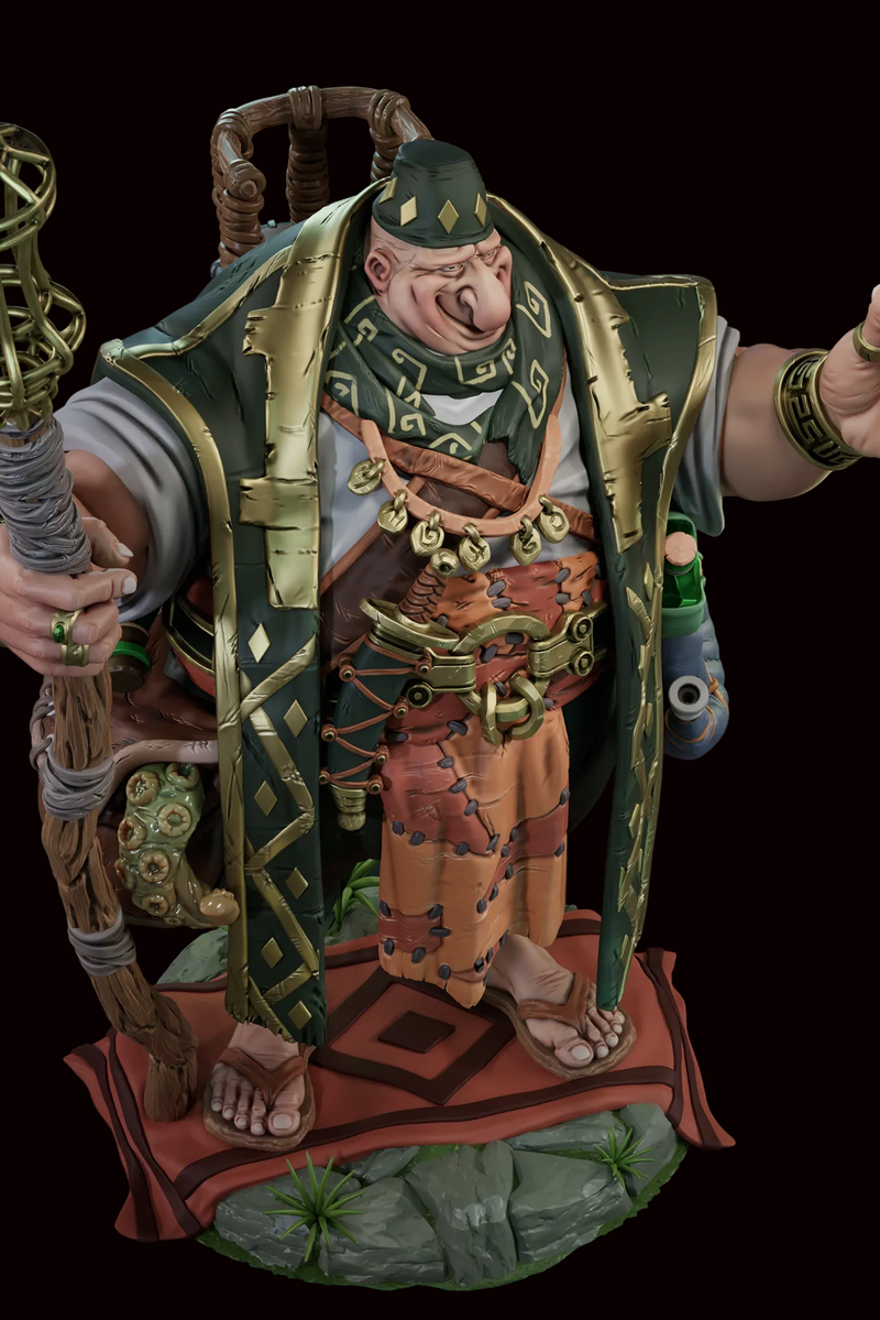 Shopkeeper | Dota 2 | Valve | Gaming Collectible | Fan Art | Fully Magnetized Figurine