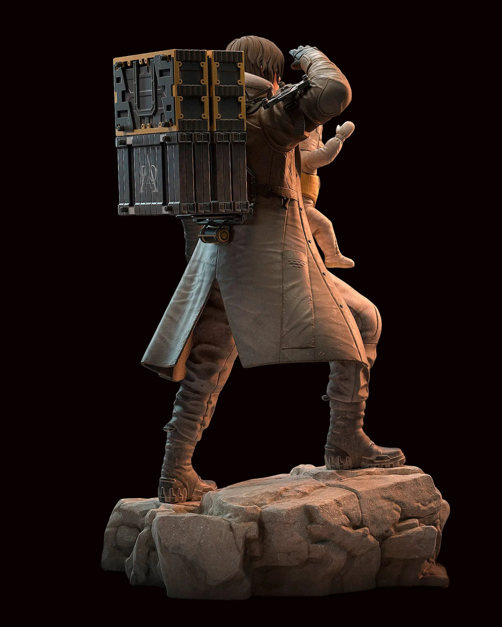 Sam Porter Bridges & Lou (BB) | Death Stranding 2: On The Beach | Fan Art | Fully Magnetized Figurine