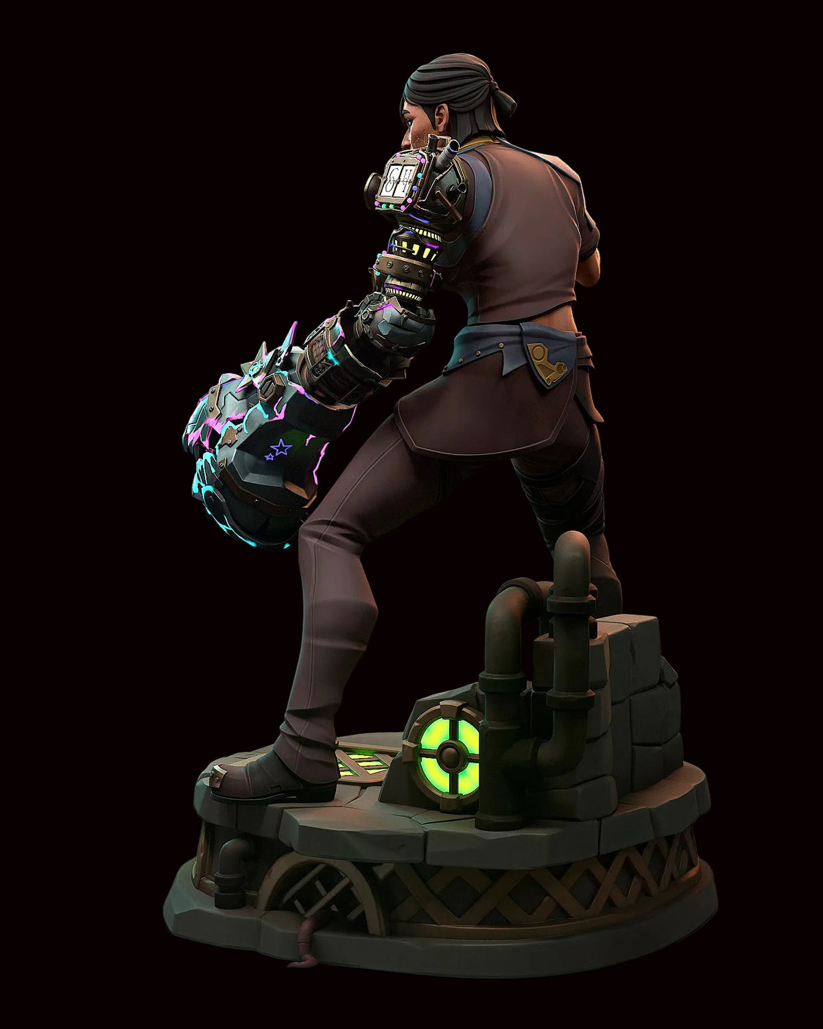 Sevika | Arcane: League of Legends | Fan Art | Fully Magnetized Figurine