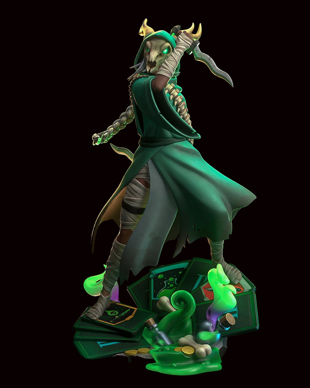 The Silent | Slay the Spire | Fan Art | Fully Magnetized Figurine