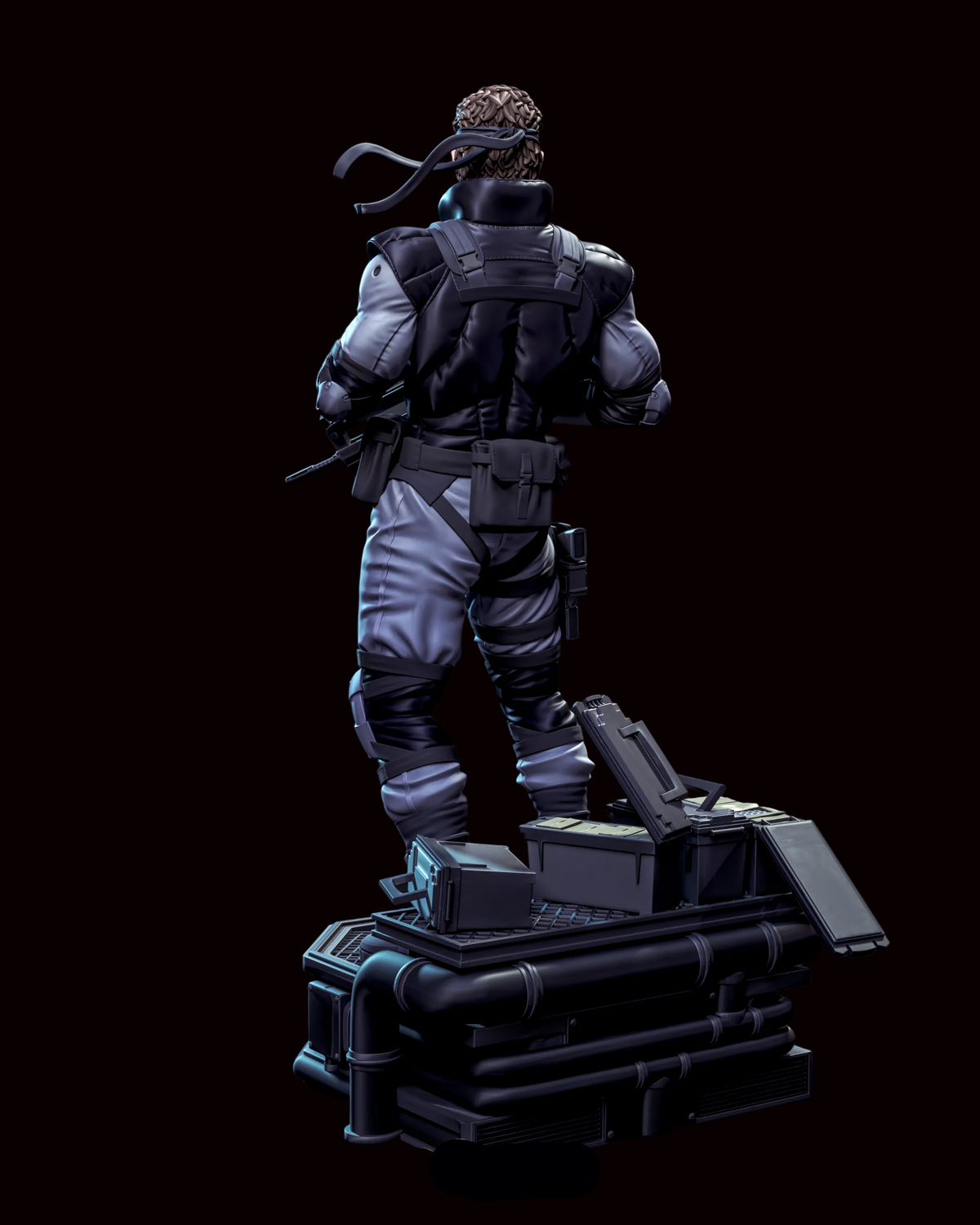Solid Snake | Metal Gear Solid | Fan Art | Fully Magnetized Figurine