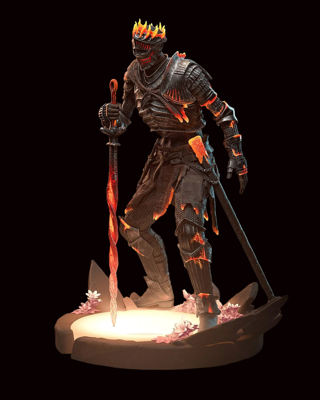 Soul of Cinder | Dark Souls III | Fan Art | Fully Magnetized Figurine