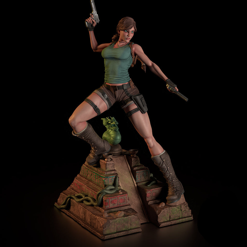 Lara Croft | Tomb Raider | Fan Art | Fully Magnetized Figurine