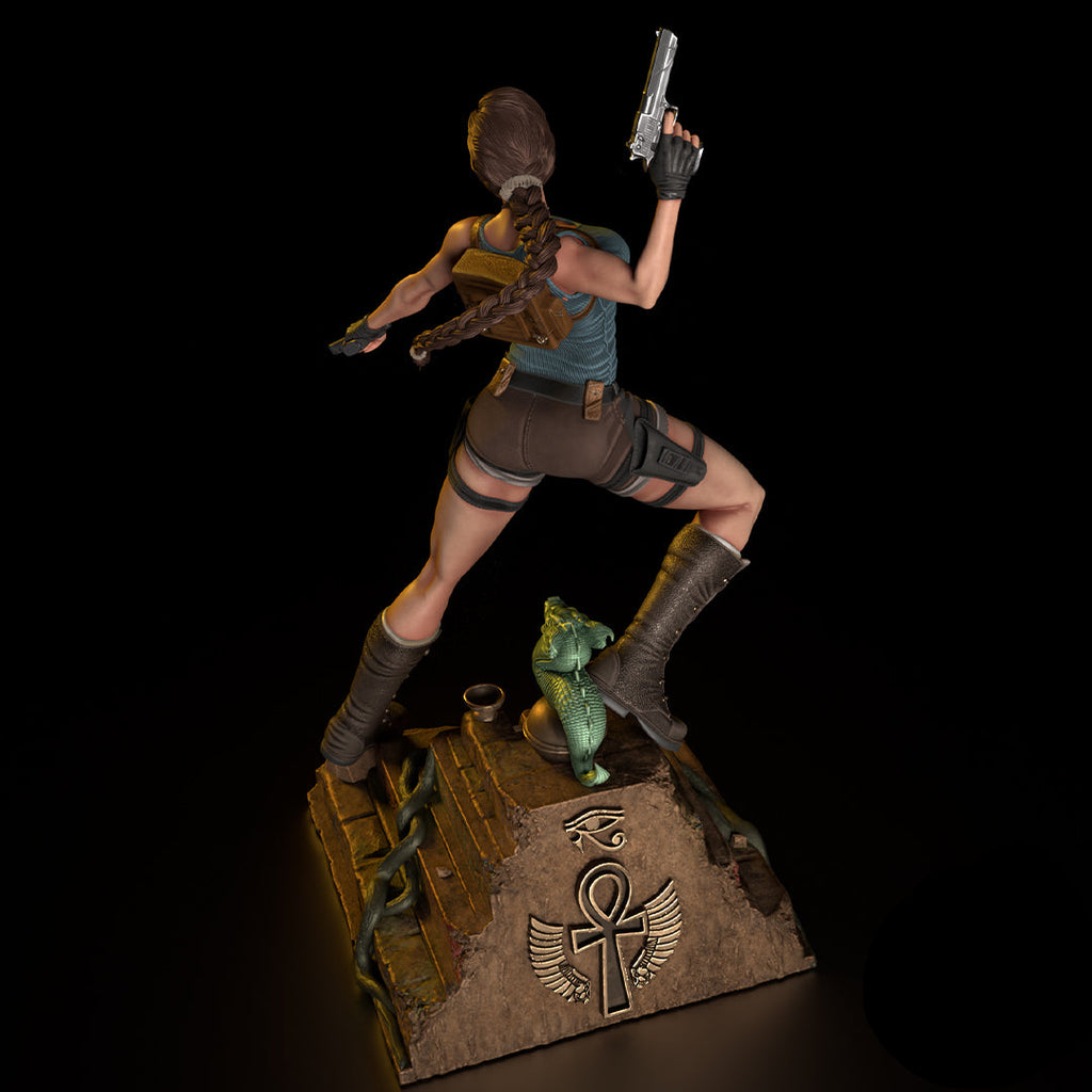 Lara Croft | Tomb Raider | Fan Art | Fully Magnetized Figurine