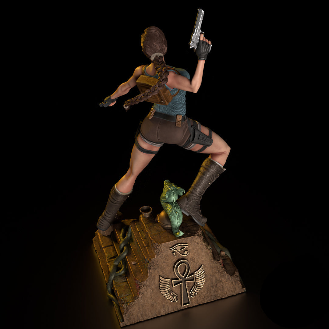 Lara Croft | Tomb Raider | Fan Art | Fully Magnetized Figurine