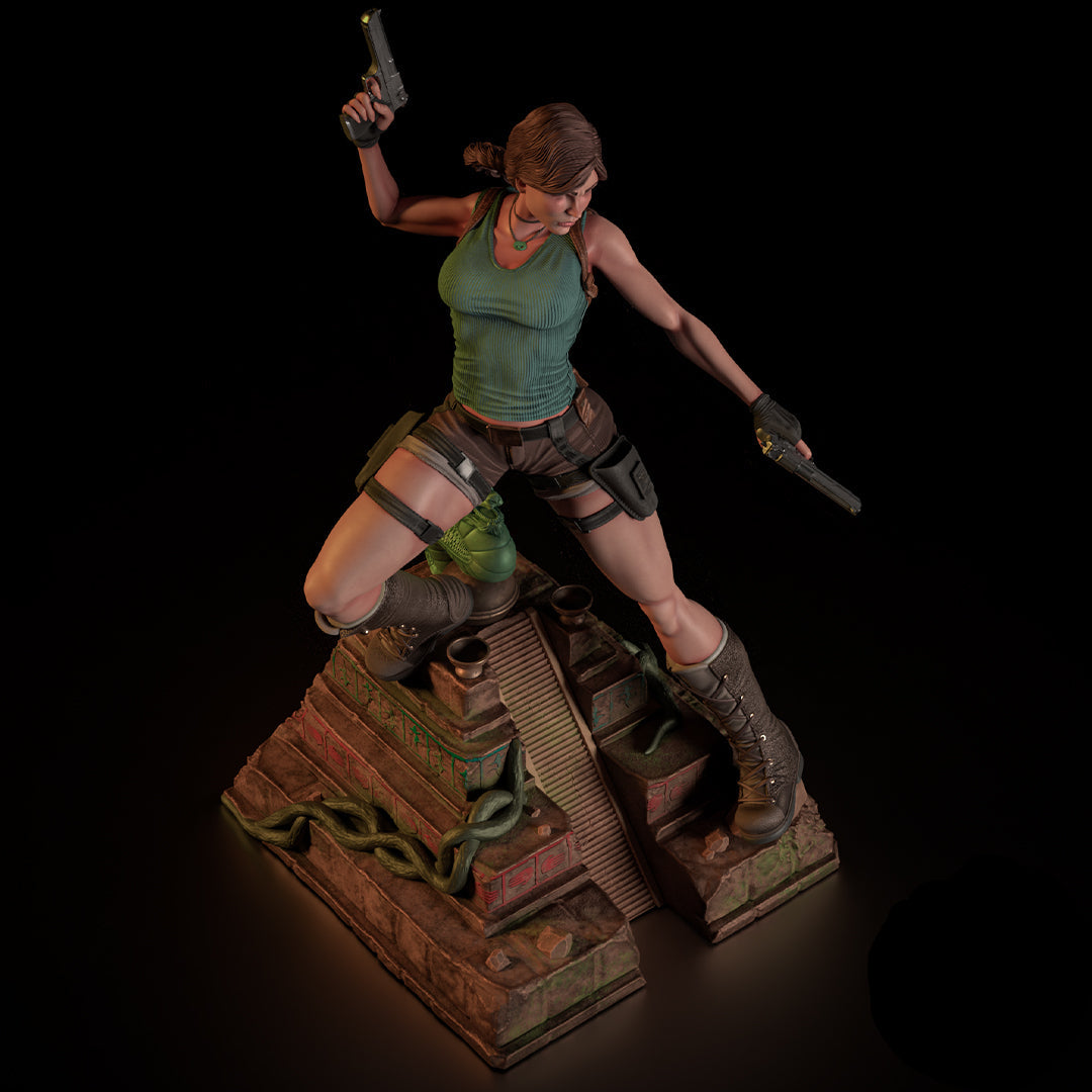 Lara Croft | Tomb Raider | Fan Art | Fully Magnetized Figurine