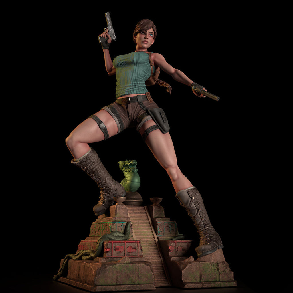 Lara Croft | Tomb Raider | Fan Art | Fully Magnetized Figurine