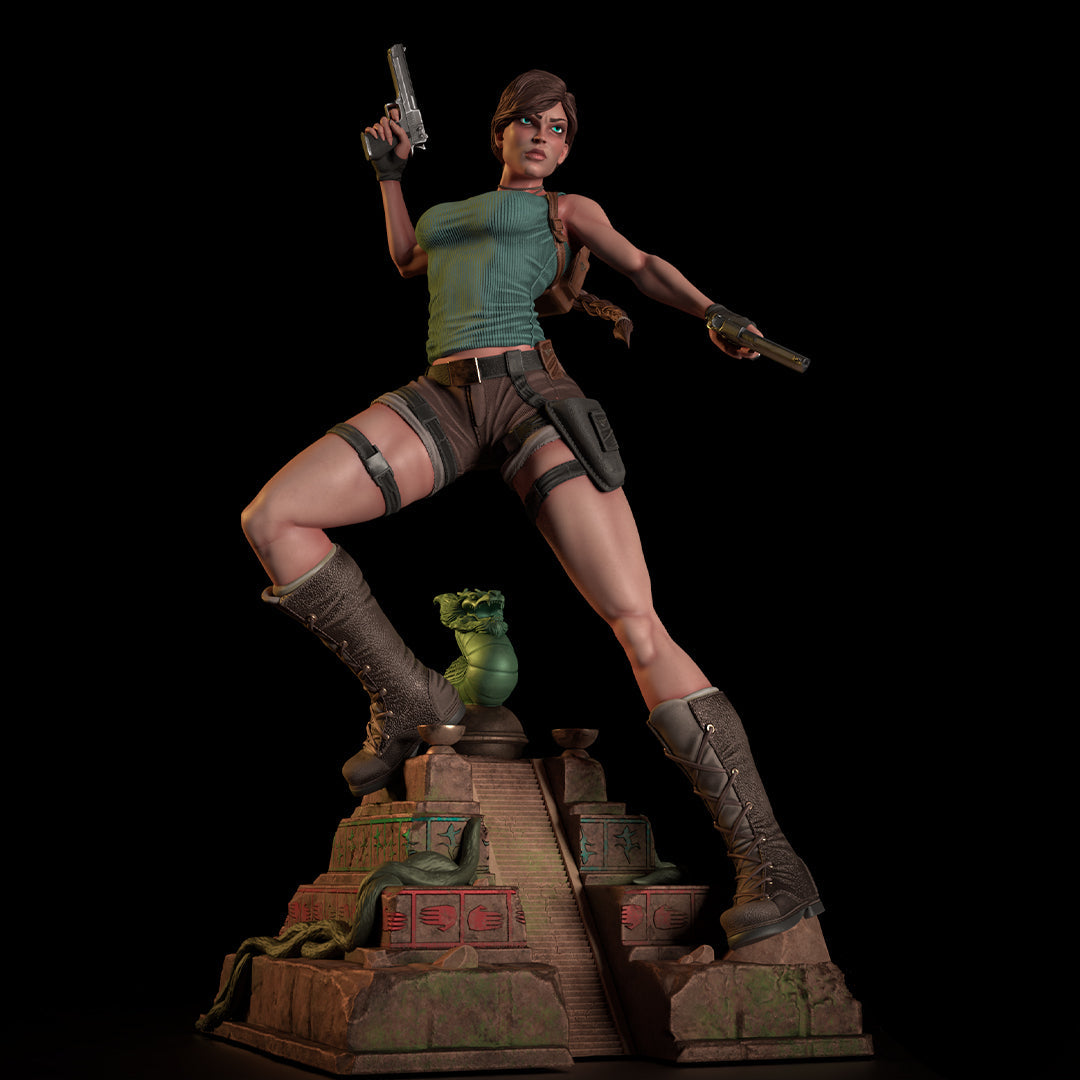 Lara Croft | Tomb Raider | Fan Art | Fully Magnetized Figurine