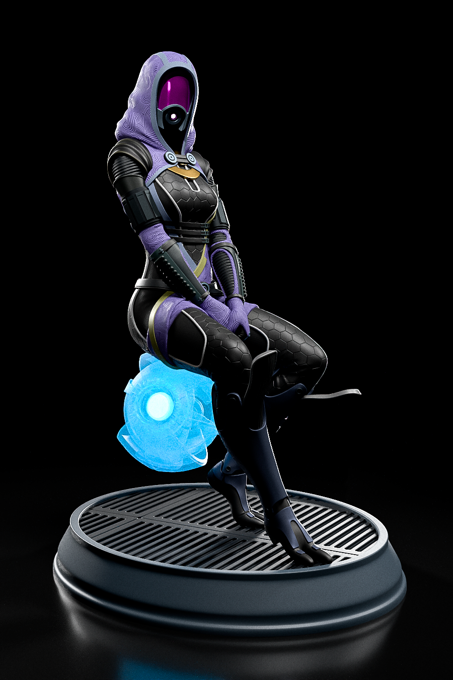 Tali'Zorah | Mass Effect | Fan Art | Fully Magnetized Figurine