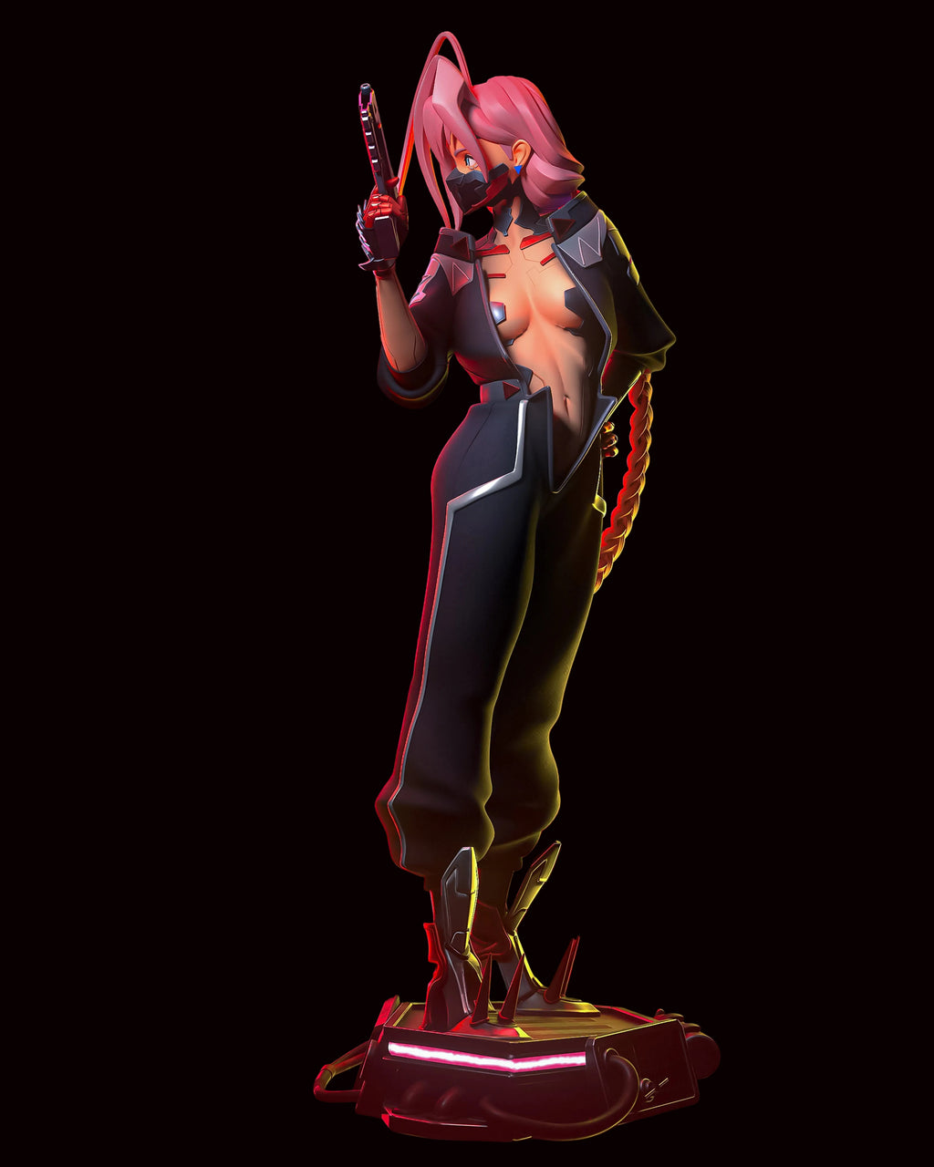 Talia | Cyberpunk / Original Concept | Fan Art | Fully Magnetized Figurine