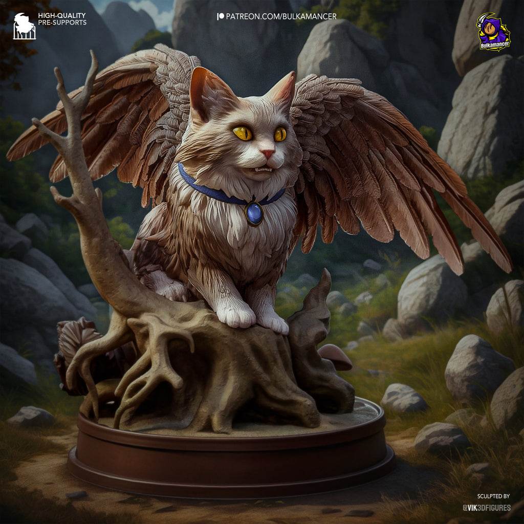 Tara the Tressym | Baldur's Gate 3 | Fan Art | Fully Magnetized Figurine