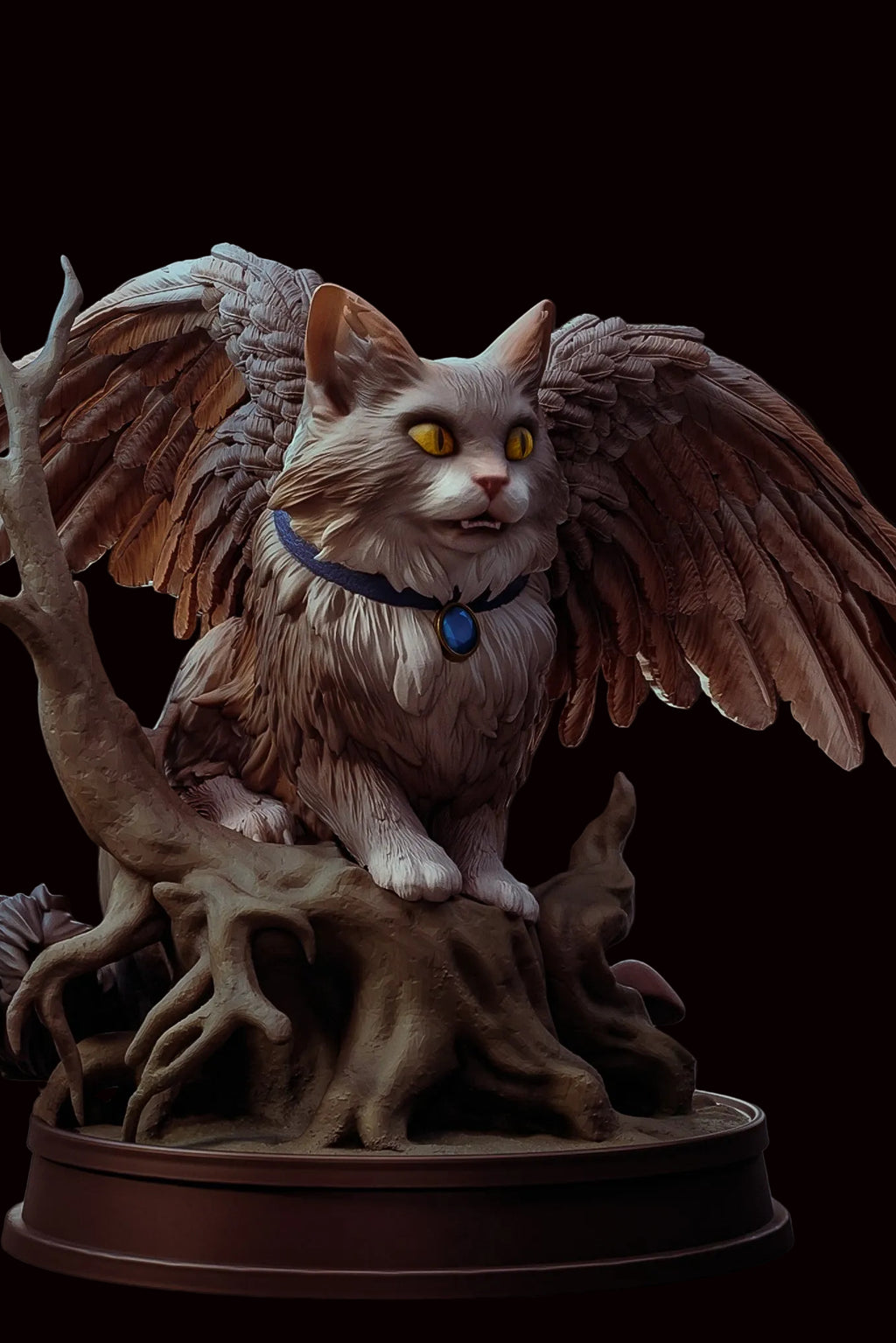 Tara the Tressym | Baldur's Gate 3 | Fan Art | Fully Magnetized Figurine