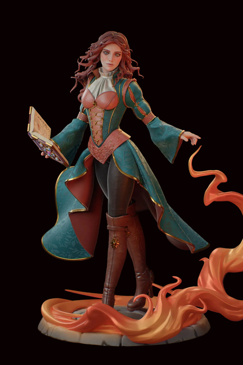 Triss Merigold | The Witcher 3: Wild Hunt | Fan Art | Fully Magnetized Figurine