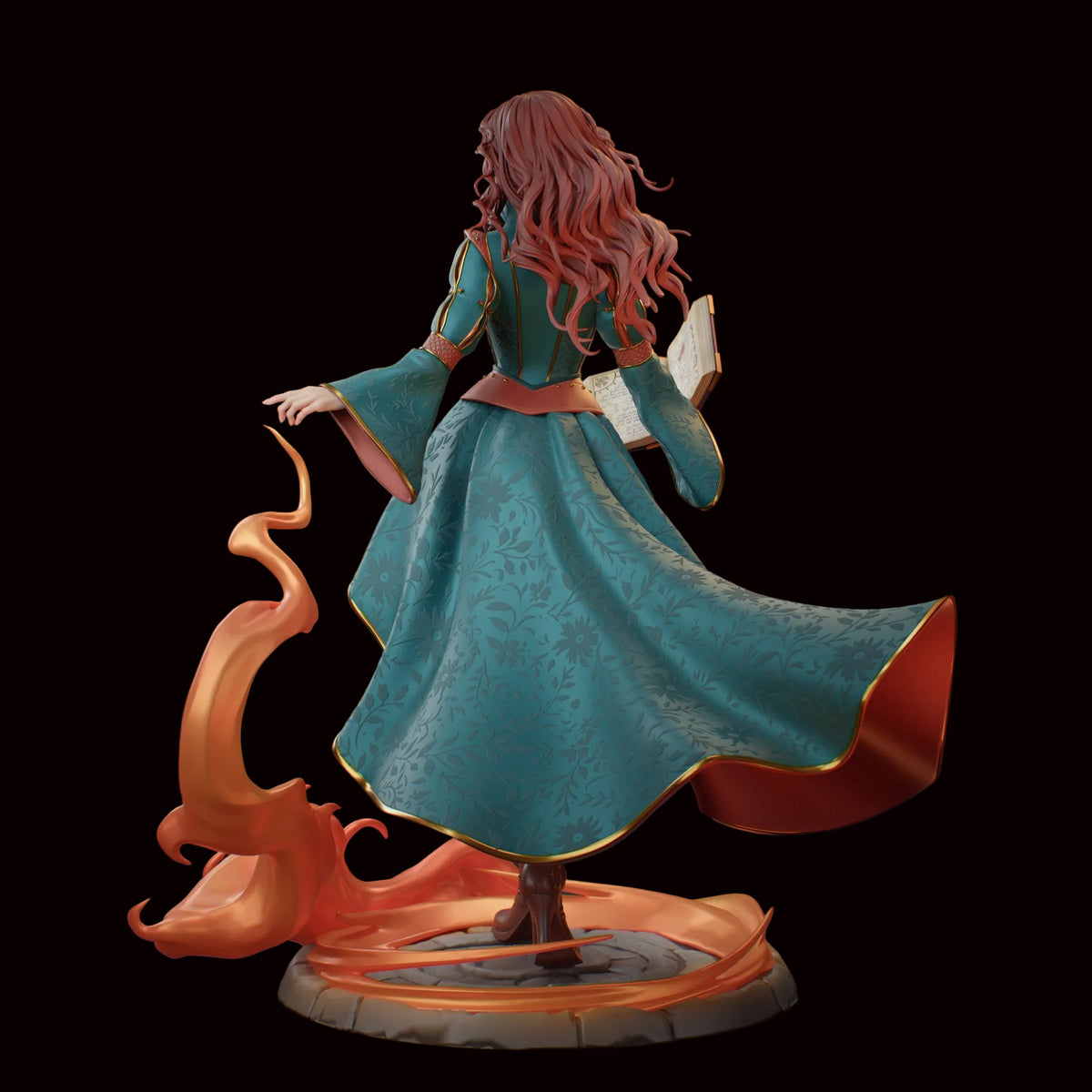 Triss Merigold | The Witcher 3: Wild Hunt | Fan Art | Fully Magnetized Figurine