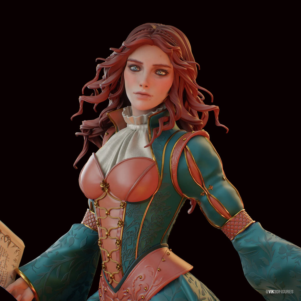 Triss Merigold | The Witcher 3: Wild Hunt | Fan Art | Fully Magnetized Figurine