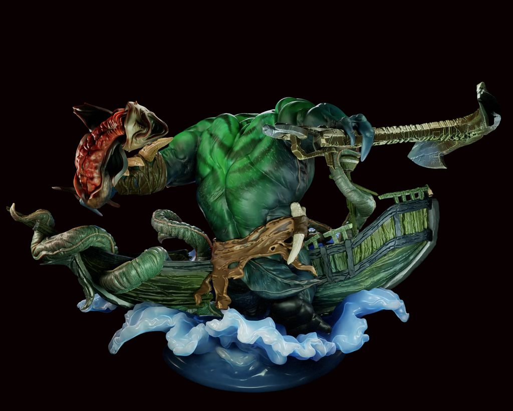 Tidehunter | Leviathan | Dota 2 | Gaming Collectible | Fan Art | Fully Magnetized Figurine