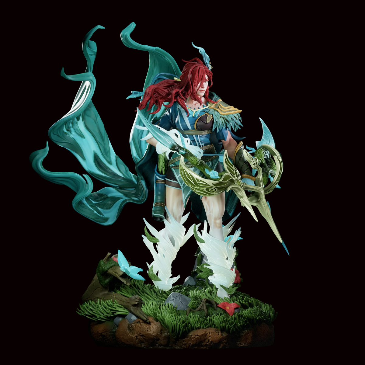 Windranger | Lyralei | Compass of the Rising Gale | Dota 2 | Gaming Collectible | Fan Art | Fully Magnetized Figurine