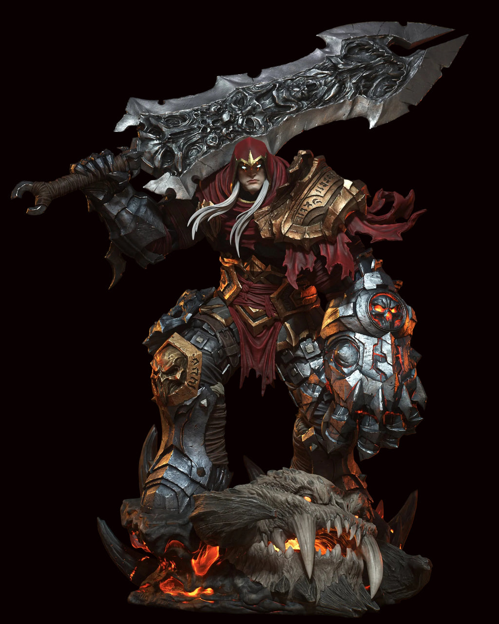 War | Darksiders | Fan Art | Fully Magnetized Figurine