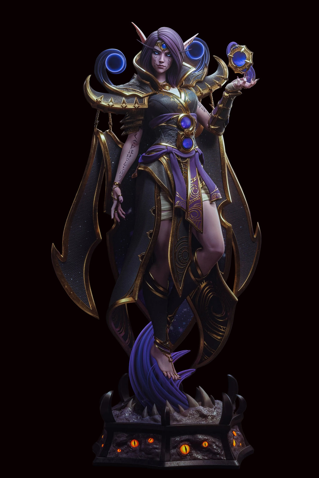 Xal'atath (Blade of the Black Empire) | World of Warcraft | Fan Art | Fully Magnetized Figurine