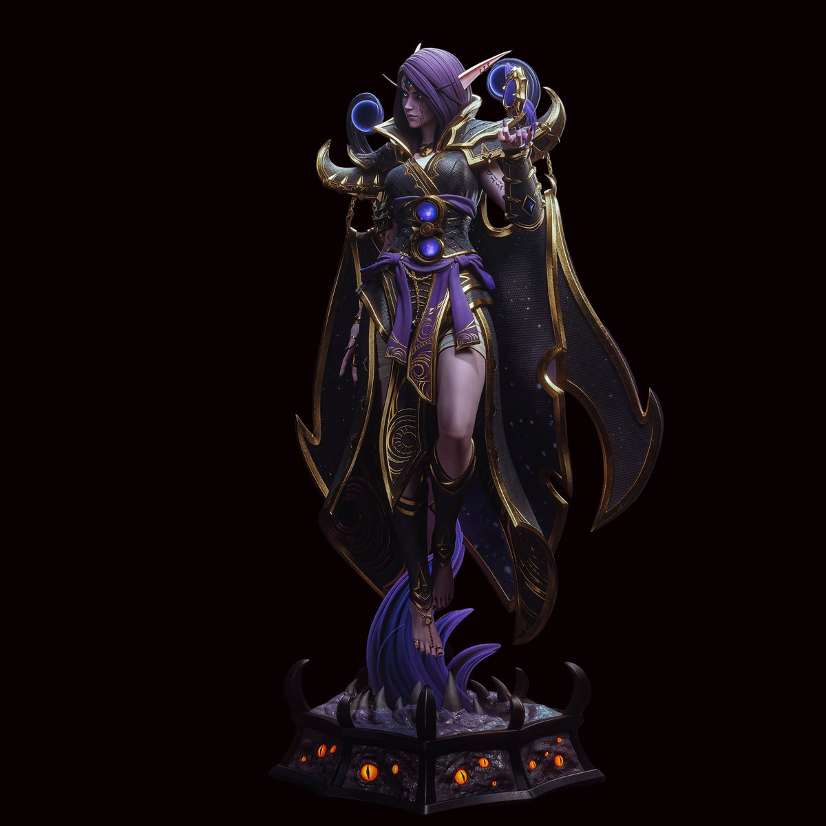 Xal'atath (Blade of the Black Empire) | World of Warcraft | Fan Art | Fully Magnetized Figurine