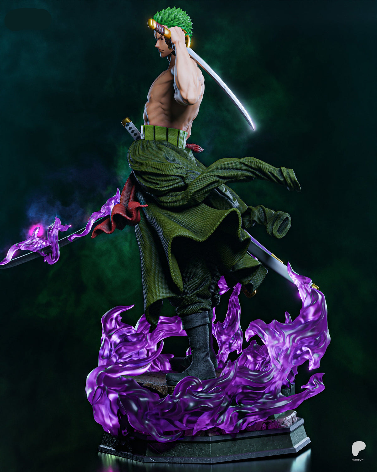 Roronoa Zoro | One Piece | Fan Art | Fully Magnetized Figurine