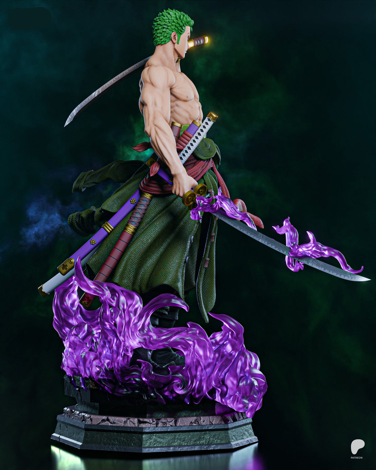 Roronoa Zoro | One Piece | Fan Art | Fully Magnetized Figurine