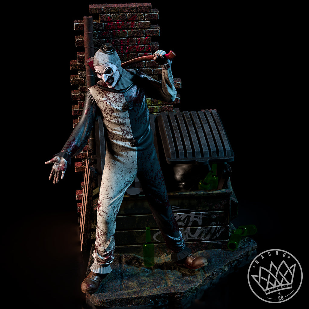 Art the Clown | Terrifier | Fan Art | Fully Magnetized Figurine