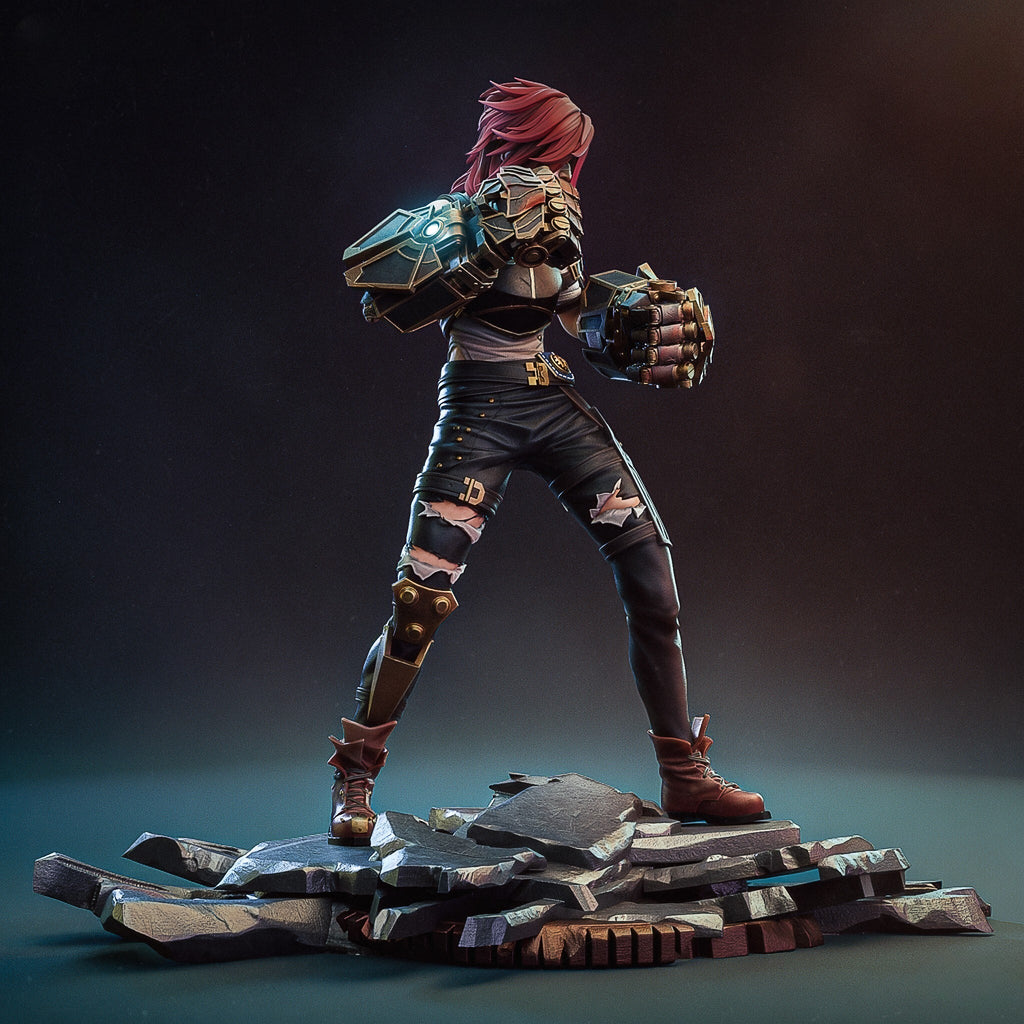 Vi | Arcane | League of Legends | Fan Art | Fully Magnetized Collectible Figurine
