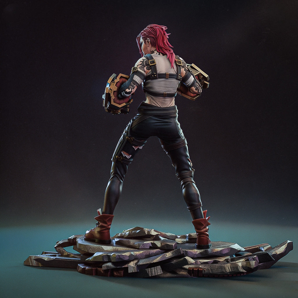 Vi | Arcane | League of Legends | Fan Art | Fully Magnetized Collectible Figurine