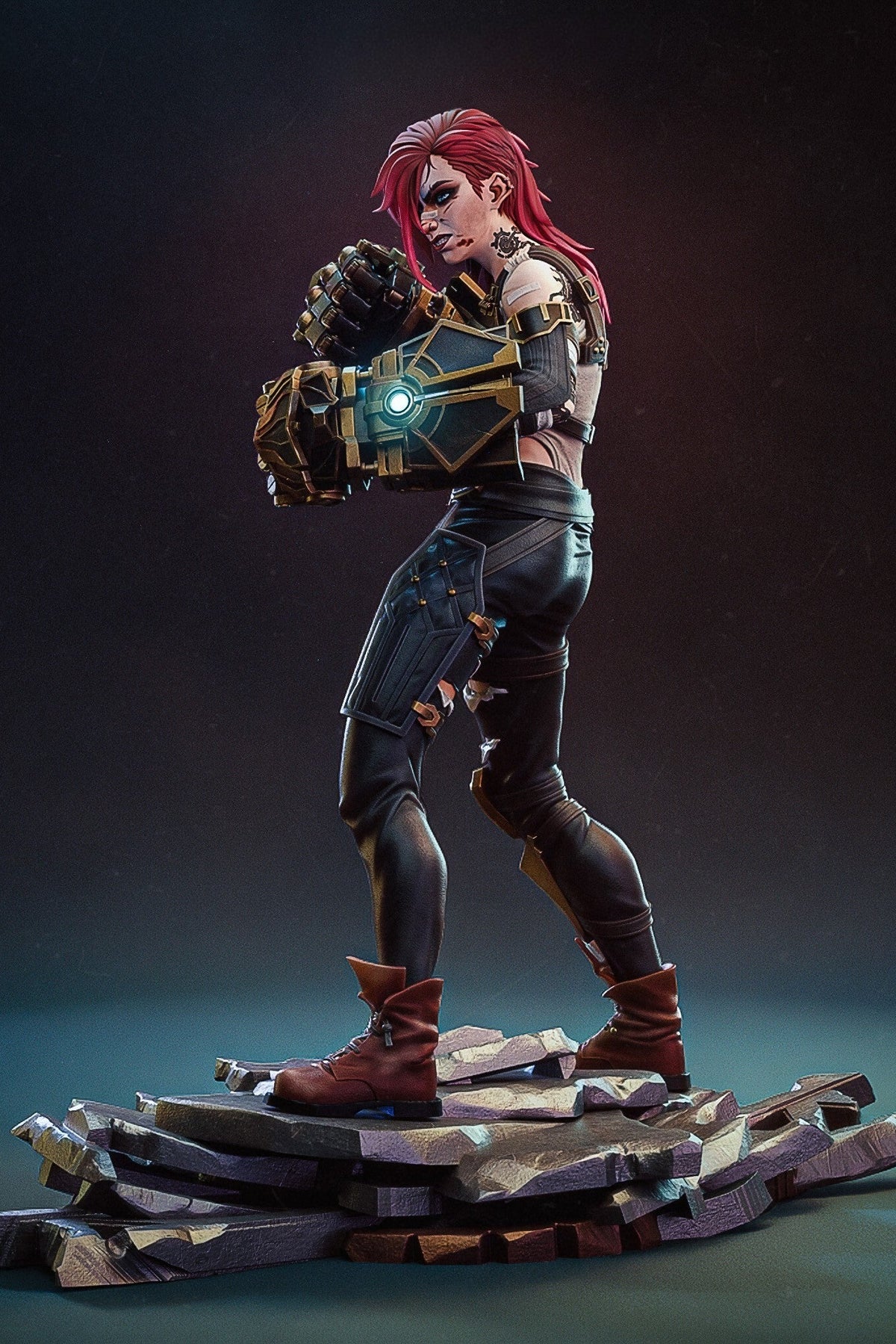 Vi | Arcane | League of Legends | Fan Art | Fully Magnetized Collectible Figurine